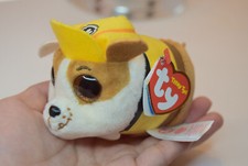 Ty Beanie Boos Teeny Tys 4" Paw Patrol RUBBLE Stackable Plush Animal Toy MWMTs