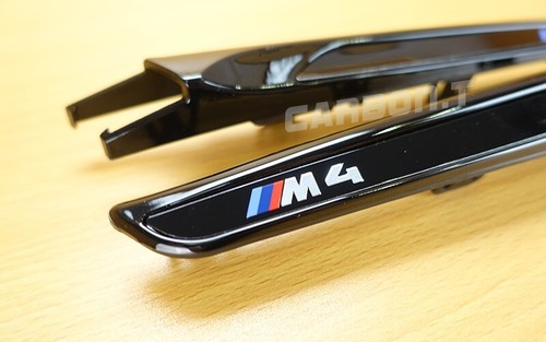 2014-2020 Gloss Black Side Vent Fender Cover Fit BMW M4 F82 F83 - Bild 4 von 8