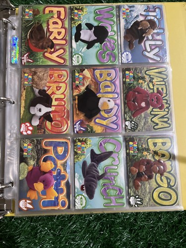 195 + ty beanie babies collectors cards with office collectors binder - Picture 20 of 24