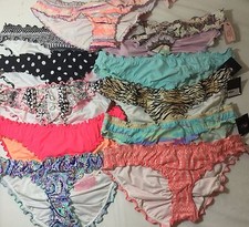 VICTORIAS SECRET VS SWIM THE RUFFLE CHEEKY RUCHED BIKINI BOTTOM VICTORIA'S NWT