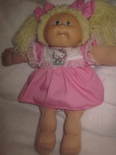 CPK doll clothes/16-18 inch/pink Hello Kitty dress/bloomers/hair bows