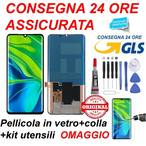 DISPLAY ORIGINALE XIAOMI MI NOTE 10 LITE MZB9218EU M2002F4LG LCD SCHERMO AMOLED - Foto 1 di 3