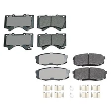 Akebono ProACT Front & Rear Ceramic Brake Pad Kit For LX570 Land Cruiser Sequoia