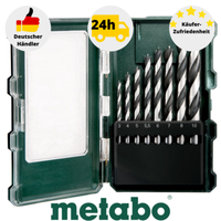 Metabo 626705000 Holzbohrer-Kassette 8-Teilig Bohrer Holzbohrer Holzspiralbohrer