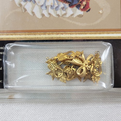 DIMENSIONS Vintage Counted Cross Stitch Guiding Angel Kit 1996 Model # 72303 - Picture 2 of 6