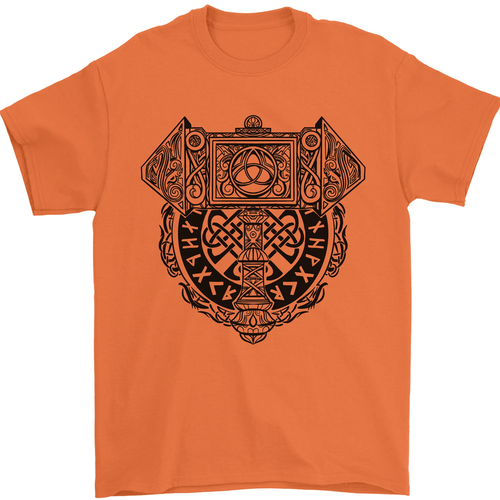 Camiseta De Hombre Mjolnir Thor Martillo Vikingo 100% Algodón - Picture 83 of 96