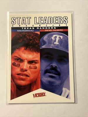 2000 Upper Deck Victory Stat Leaders Checklist #243 Ivan Rodriguez Palmeiro