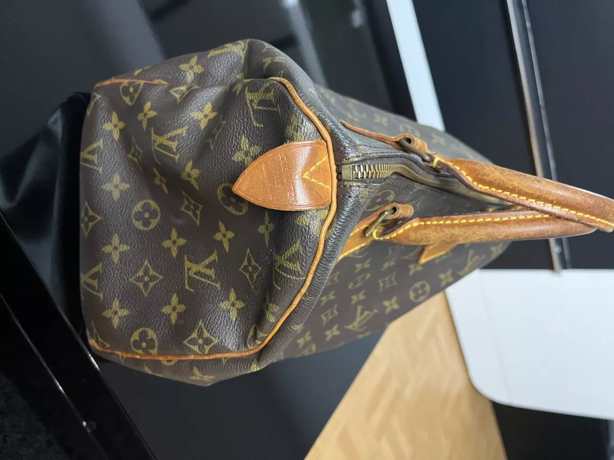 Sacs Louis Vuitton Speedy 30 Beige d'occasion