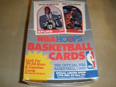 1989-90 NBA Hoops Series 1 36 Factory Sealed Pack Box READ DESCRIPTION