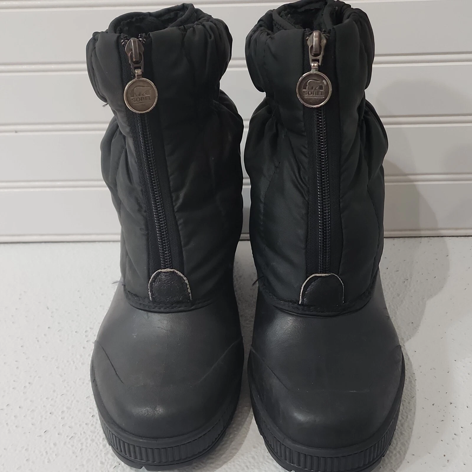 sorel waterproof kaufman winter rubber zip boots