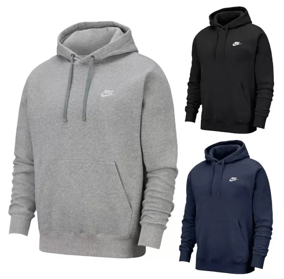 Mens Nike Club Tracksuit Set Navy, Black & Grey S-XL - Image 2 of 4