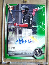 2022 Elijah Tatis 1st Bowman Paper Green Rookie Autograph RC /99 MINT 🔥🔥🔥