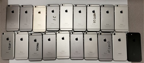 AS IS VARIOUS ISSUES - FOR PARTS - LOT OF 19 - iPhone 6 A1549 & iPhone 7 A1660 - Picture 1 of 2