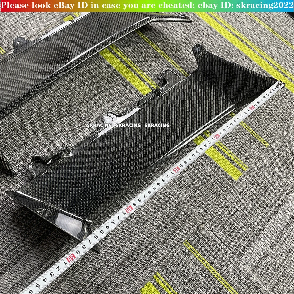 Carbon Fiber Side Vent Air Intake Cover Trim For Lamborghini Aventador LP700 720 - Image 4 of 4