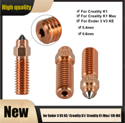 Nozzle for Ender 3 V3 KE/ Creality K1/ Creality K1 Max/ CR-M4 3D Printer SDE