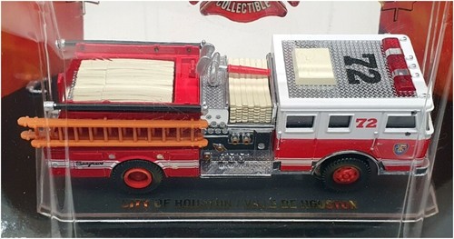 Code 3 1/64 Scale 02451 - Seagrave Fire Engine City Of Houston - Red/White - Picture 4 of 6