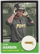 ALEN HANSON 2012 Topps Heritage BLACK BORDER Parallel ROOKIE #35/96