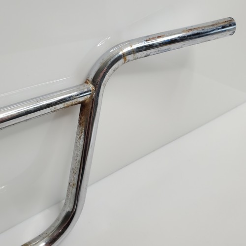 Rare Vintage 80s GT BMX Racing Handlebars No Knurling Chrome 26" USA - Picture 9 of 11