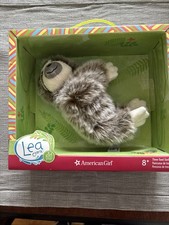 American Girl Lea Clark Pet Three Toed Sloth Plush 2016 Retired New in Box