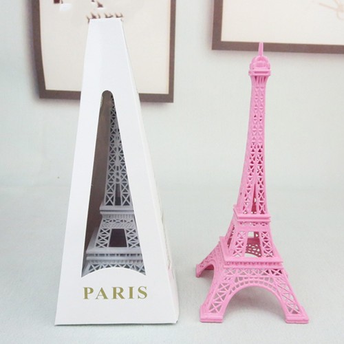 Table Eiffel Tower Decor Statue Figurine Office Metal Ornaments High Quality - Photo 2/12