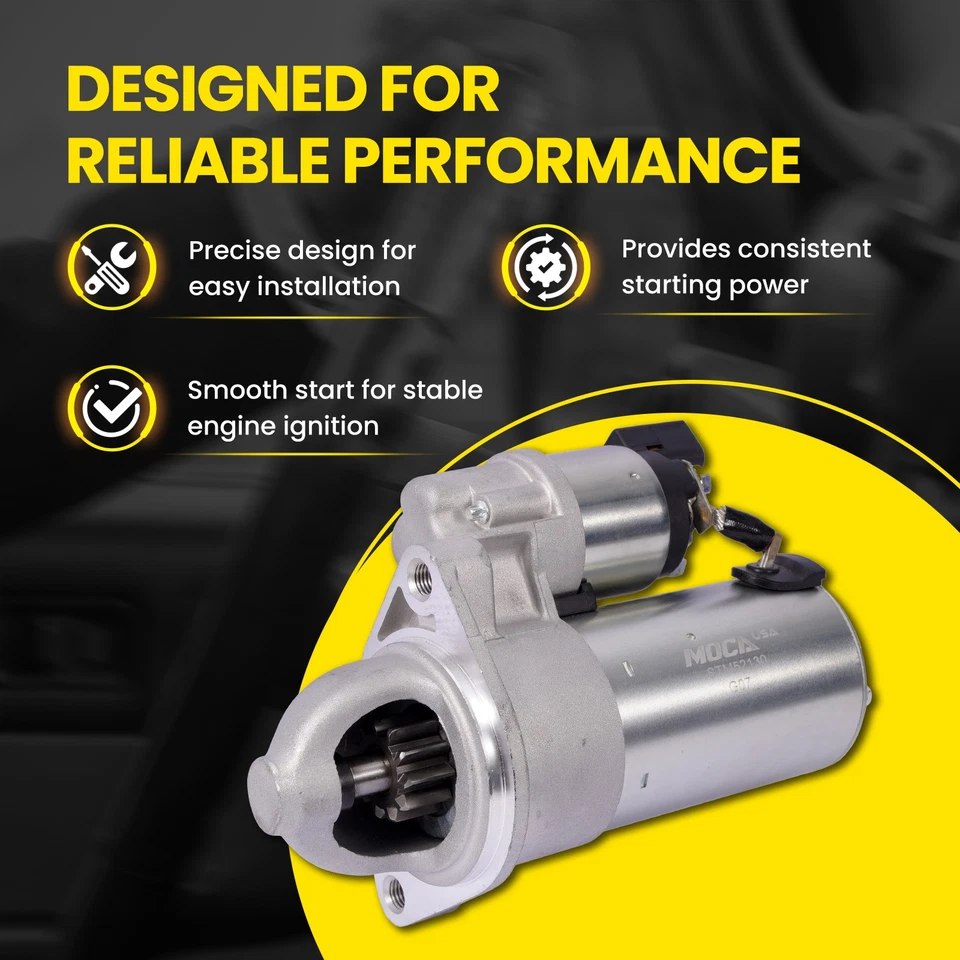 Motor De Arranque para Hyundai Santa Fe Kia Cadenza Sedona Sorento 3.3L 1.7KW 11T Foto 3 de 4