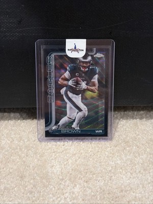 2025 Topps Chrome - Black Wave /10 - #243 A.J. Brown - Philadelphia Eagles