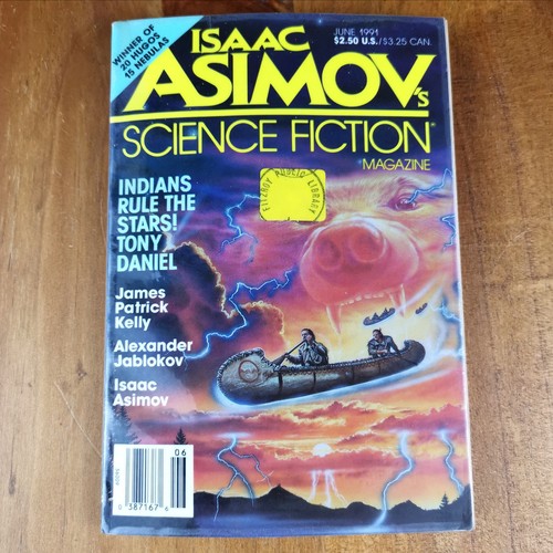 Isaac Asimov's Science Fiction Magazines, May, June, July, Sept 1991, Vtg Ex Lib - Picture 6 of 15