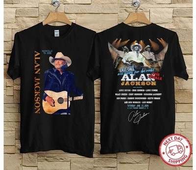 Alan Jackson Last Call One More For The Road Tour Nashville 2026 reprint T-Shirt