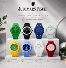 Swatch Royal Pop Ceramic Strap Case Band Compatible with AP Audemars Piguet