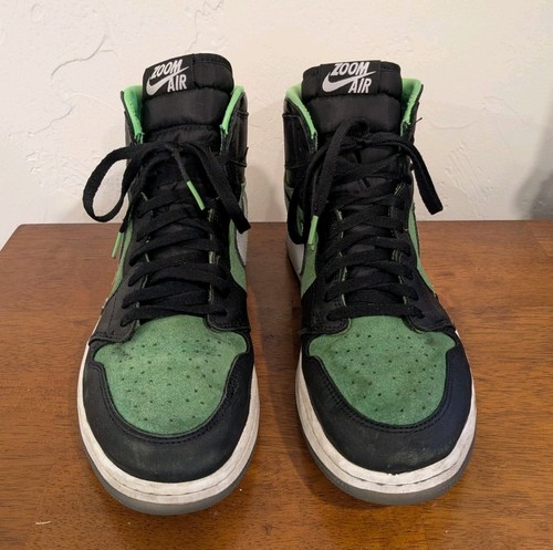 Air Jordan 1 Zoom High Zen Green Men's Basketball Shoes Sneakers CK6637 Size 13 - Picture 2 of 6