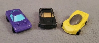Vtg Transformers Micromasters Sports Car Patrol Lot Detour Road Hugger Blackjack