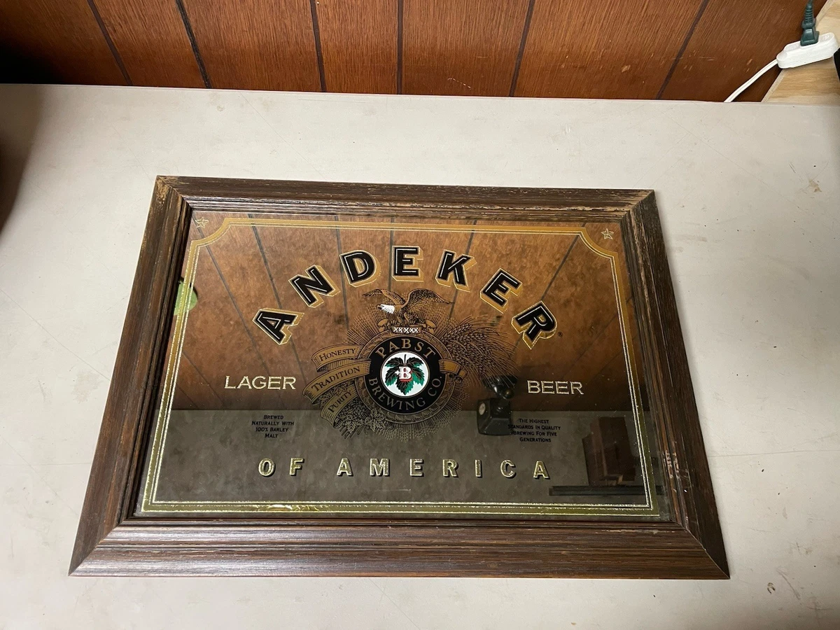 Pabst Blue Ribbon Beer Mirror In Collectible Breweriana Mirrors