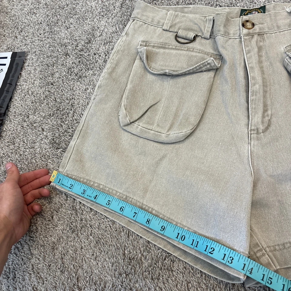 Bermuda de vela masculina vintage Pusser's West Indies lona pesada 38x5 rara barco - Imagem 2 de 4