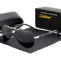 Aluminium Herren Hd Sonnenbrille Polarisiert Uv 400 Schutz Fahren Pilotenbrille