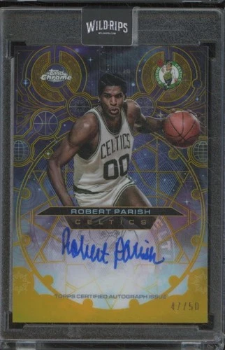 2025 Topps Chrome Robert Parish Refractors Gold (RAW)