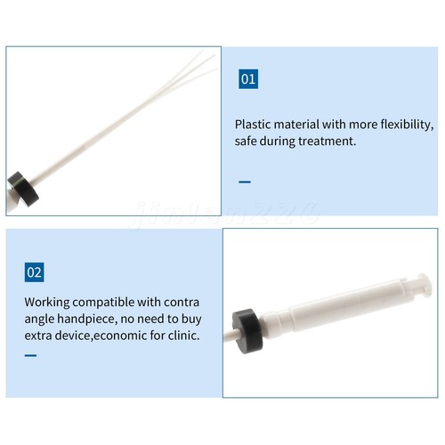 60 pezzi lima di finitura endodontica dentale monouso plastica 25 mm adatta angolo contra - Foto 19 di 24