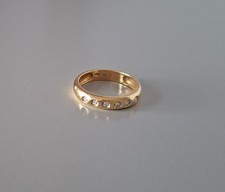 Ring   750er Gelbgold - mit 6 Brillanten bese...