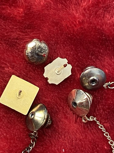 Vintage Tie Tack Pin Lot Of 4 - Picture 4 of 5