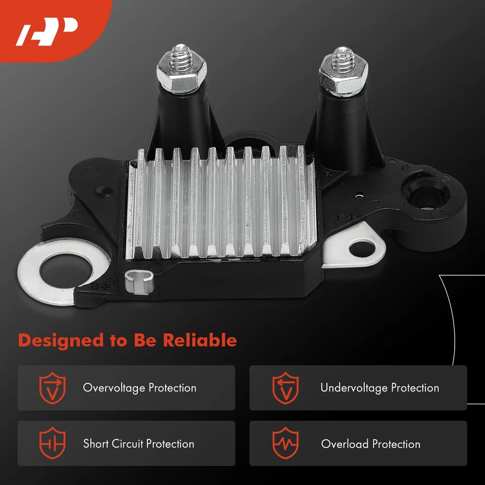 Regulador alternador A-Premium 14,2 V para Ford L9000 FL50 Freightliner Kenworth Foto 4 de 4