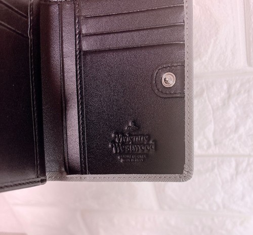 1 article Reed dernier modèle neuf luxueux orb Vivienne Westwood bi pli portefeuille gris - Photo 10/10