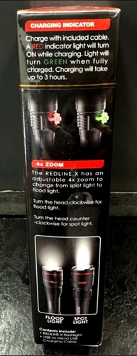 NEBO Redline X Rechargeable 1800 LUMEN LED Flashlight - NEB-FLT-0008 - Picture 3 of 6