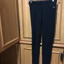 Pink by Victoria's Secret Black Leggings Size XS EUC