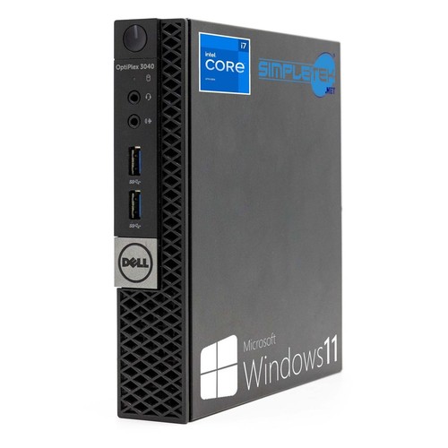 Dell 3040 Micro Mini Pc Core I7 Win 11 Pro 4 Gb Ram 2 Tb Ssd Comp Ricondizionato