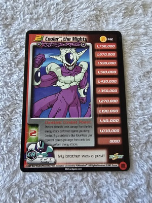#ad #ad DBZ Dragon Ball Z Cooler The Mighty M2 CCG Limited Cooler#x27;s Revenge Promo MP $2.99