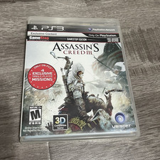 Assassin's Creed III GameStop Edition Multiplayer Sony PlayStation 3 PS3