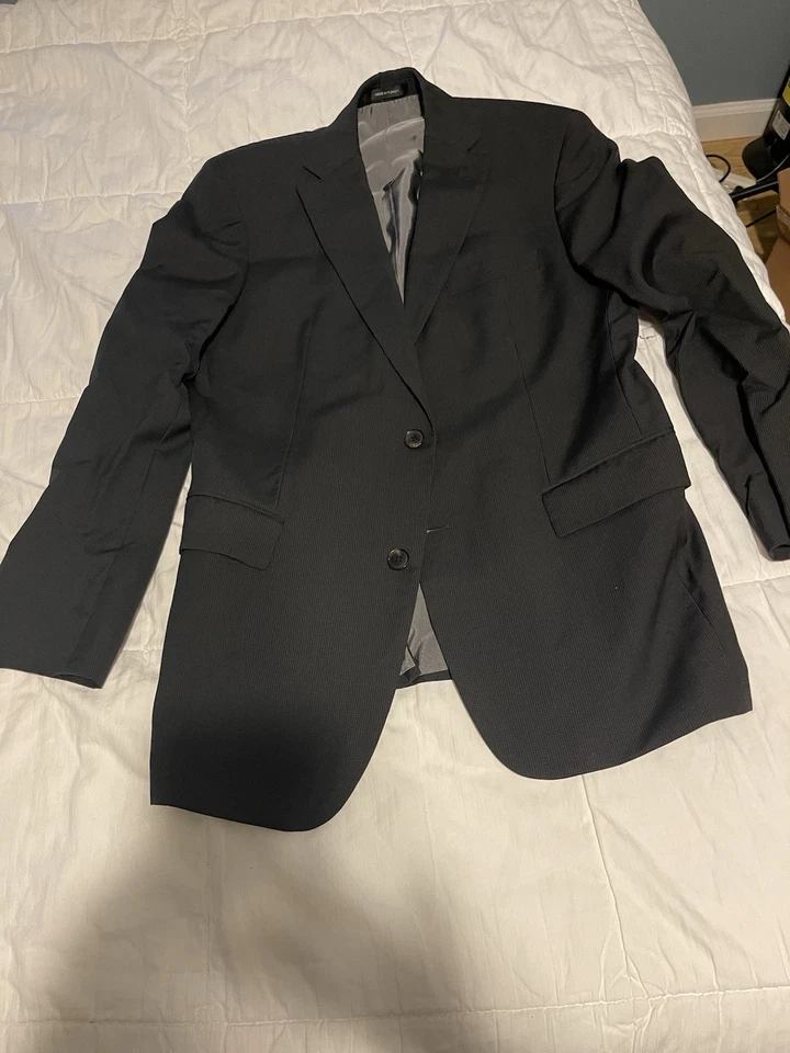 Hugo Boss Black Stripe Rayon Mens Suit - Image 2 of 4