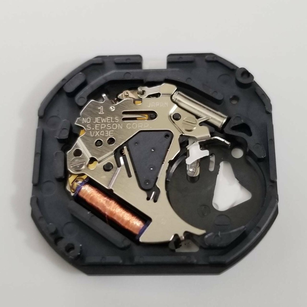 VX43E Quartz Watch Movement With Day Date For Seiko 7N43A V343