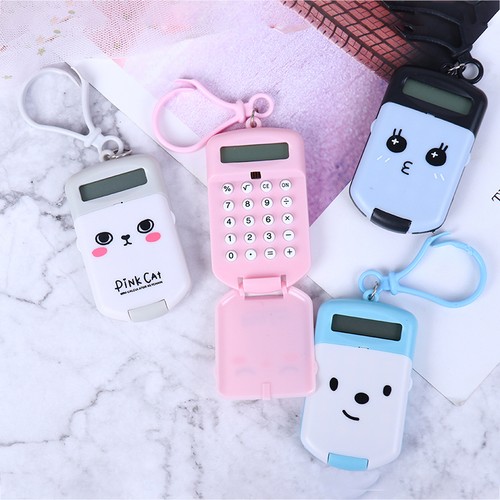 Portable Calculator Pocket Size Creative Keychain Calculator Office Supplies*A