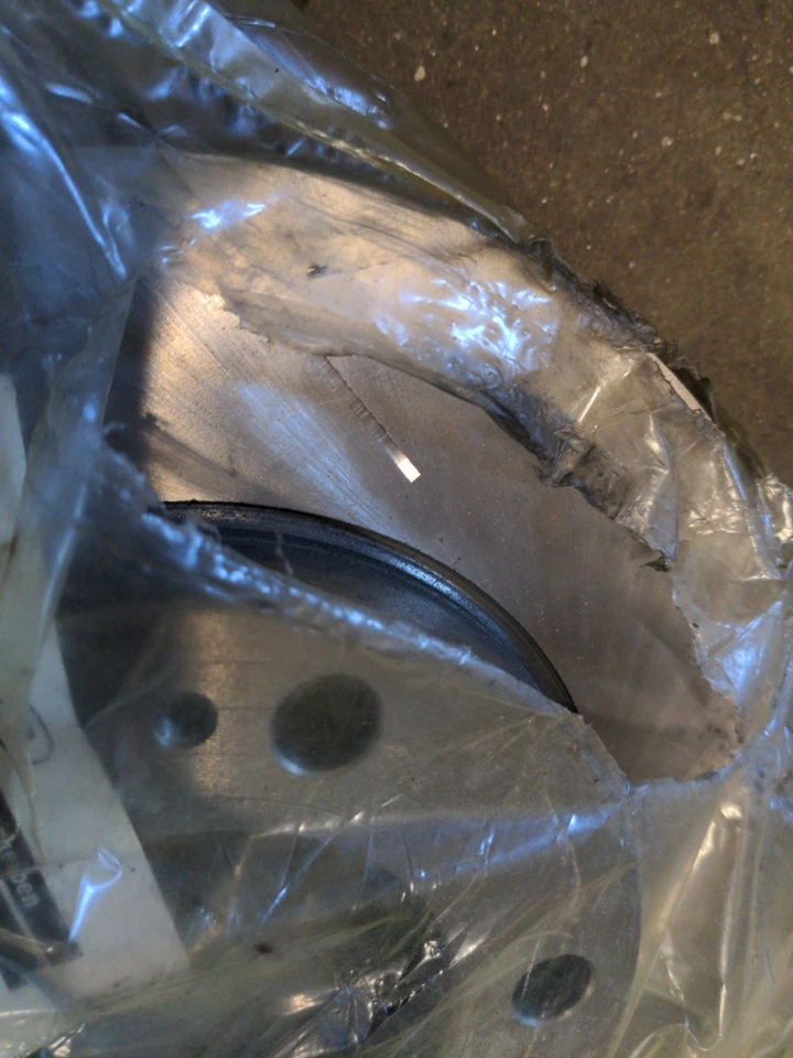 NOS 前 Zimmermann 开槽制动盘转子 适用于保时捷 928 '82-'86 — 第 4/4 张图片