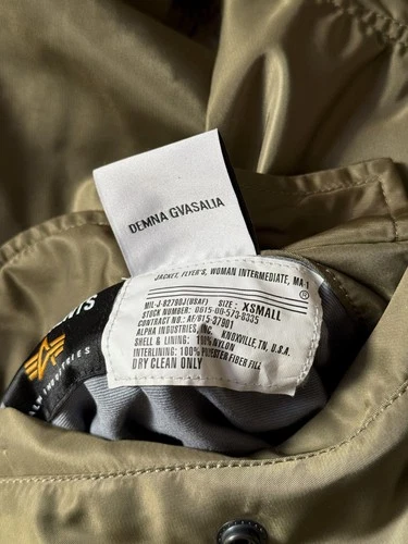 Vetements 18ss reversible cut up bomber jacket size XS oversized image 11